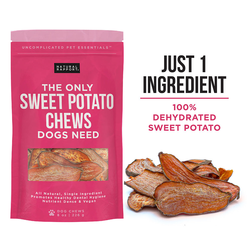 Natural Rapport The Only Sweet Potato Chews Dogs Need Doggy Nibbles