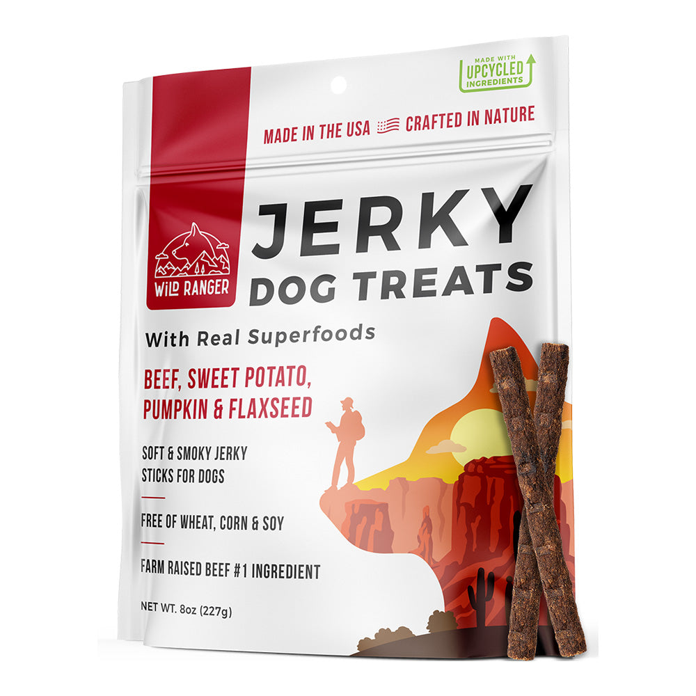 Beef & Superfoods Jerky Dog Treats